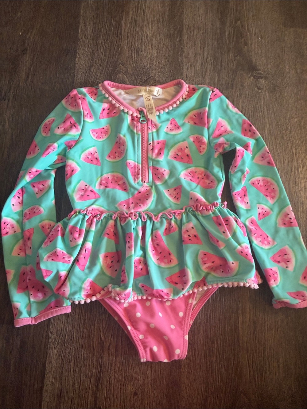 4t vibrant watermelon Matilda Jane Swimsuit